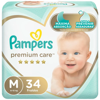 imagem de Fralda Pampers Premium Care Mega M 34un