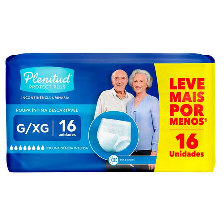 imagem do produto Fralda Plenitud Protect Plus G/xg 16 Unidades