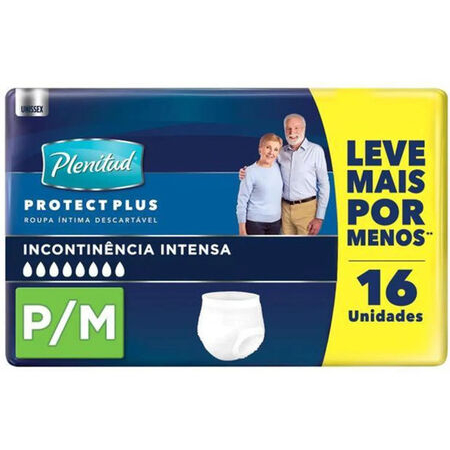 imagem do produto Fralda Plenitud Protect Plus P/m 16 Unidades