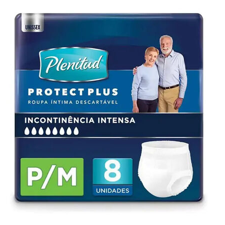 imagem do produto Fralda Plenitud Protect Plus P/m 8 Unidades