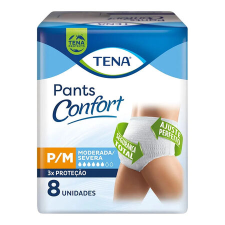 imagem do produto Fralda Tena Confort Unissex P/m 8 Unidades