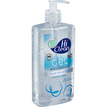 imagem do produto Gel Antisseptico Hidratante Hi Clean 438g Extrato de Algodao