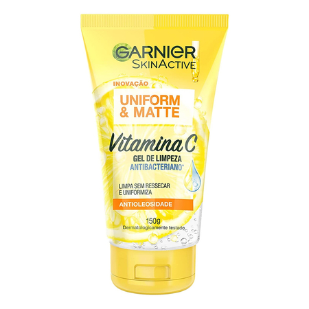 imagem do produto Gel de Limpeza Garnier Skin Active Uniform e Matte 150g