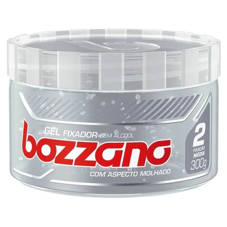 imagem do produto Gel Fixador Bozzano 300g Brilho Molhado Fixacao Media