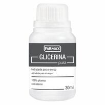 imagem de Glicerina Bidestilada Farmax 30ml Hidratante Para O Corpo