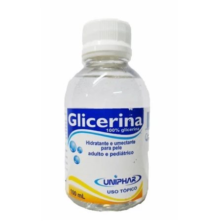 imagem do produto Glicerina Uniphar 100ml Hidratante e Umectante Para Pele