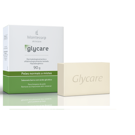 imagem do produto Glycare Sabonete Barra Com Acido Glicolico 90g