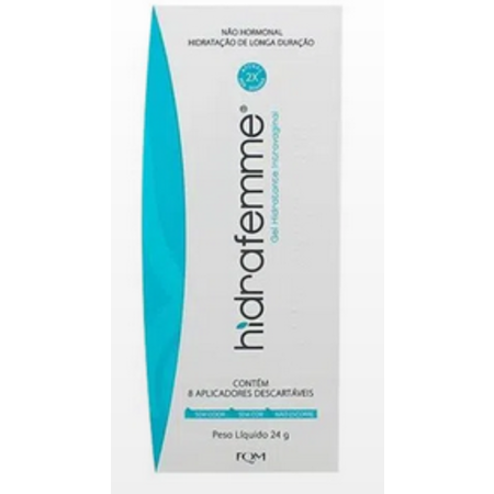 imagem do produto Hidrafemme Gel Hidratante Intravaginal 24g 8 Aplicadores Des