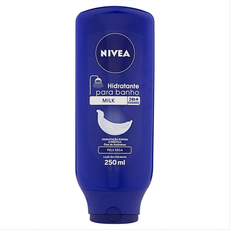 imagem do produto Hidratante Nivea 250ml Banho Milk Pele Seca