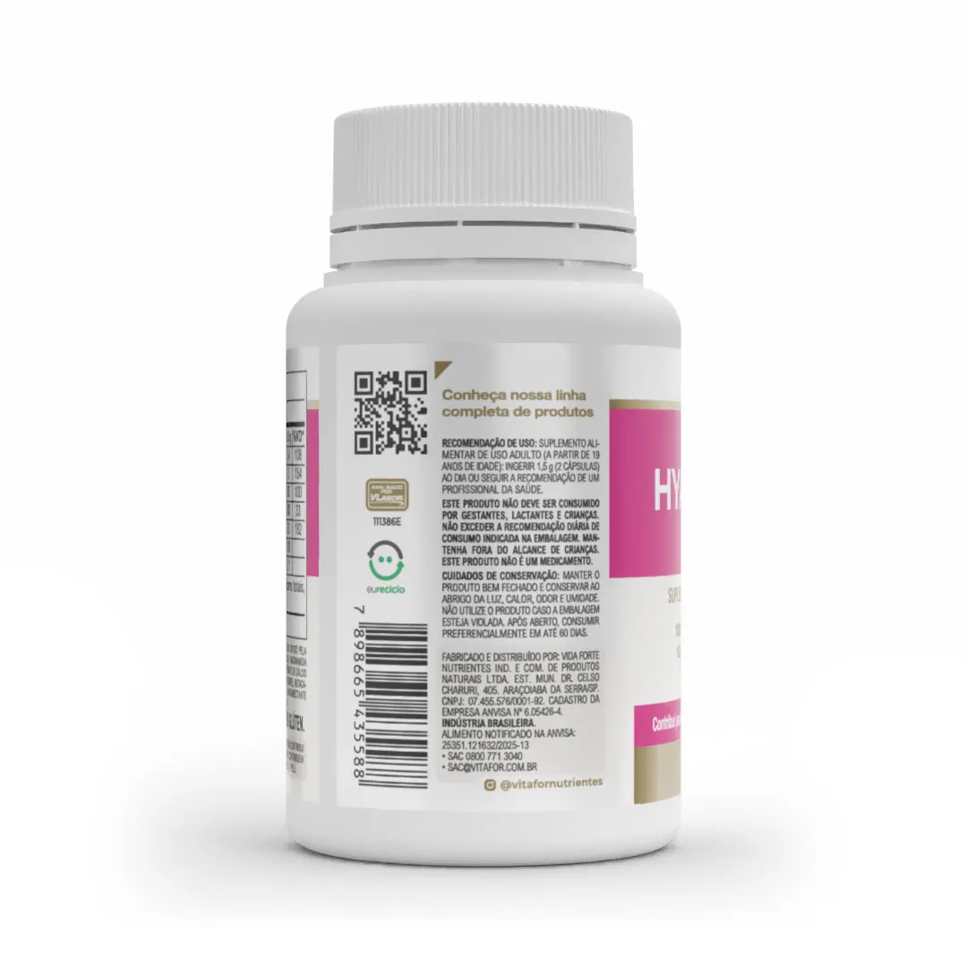 imagem do produto  Hyaluronic Hair 500mg 60cps