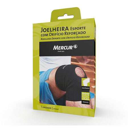 imagem do produto Joelheira Mercur Sporte C/orif P  Bc0036as