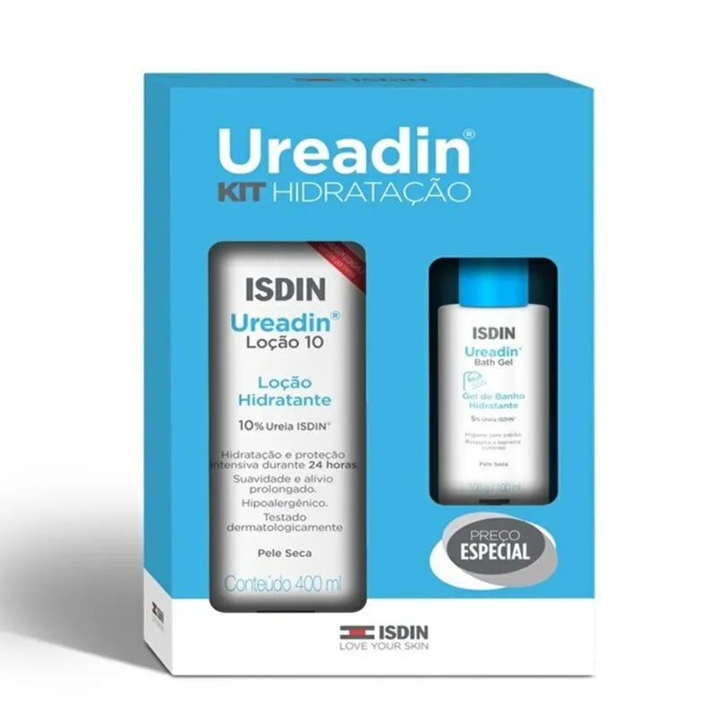 imagem de Kit Isdin Ureadin 400ml+ Bath Gel 100ml