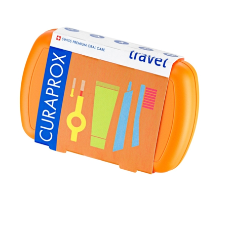 imagem do produto Kit Viagem Curaprox Ed Intermed + Cd 10ml Travel Set Brazil