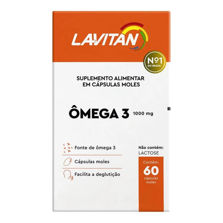 imagem do produto Lavitan Omega 1000mg 60 Capsulas
