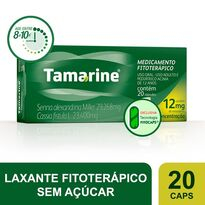 imagem de Laxante Fitoterápico Tamarine 12mg Hypera 20 Cápsulas