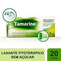 imagem de Laxante Fitoterápico Tamarine 6mg 20 Cápsulas