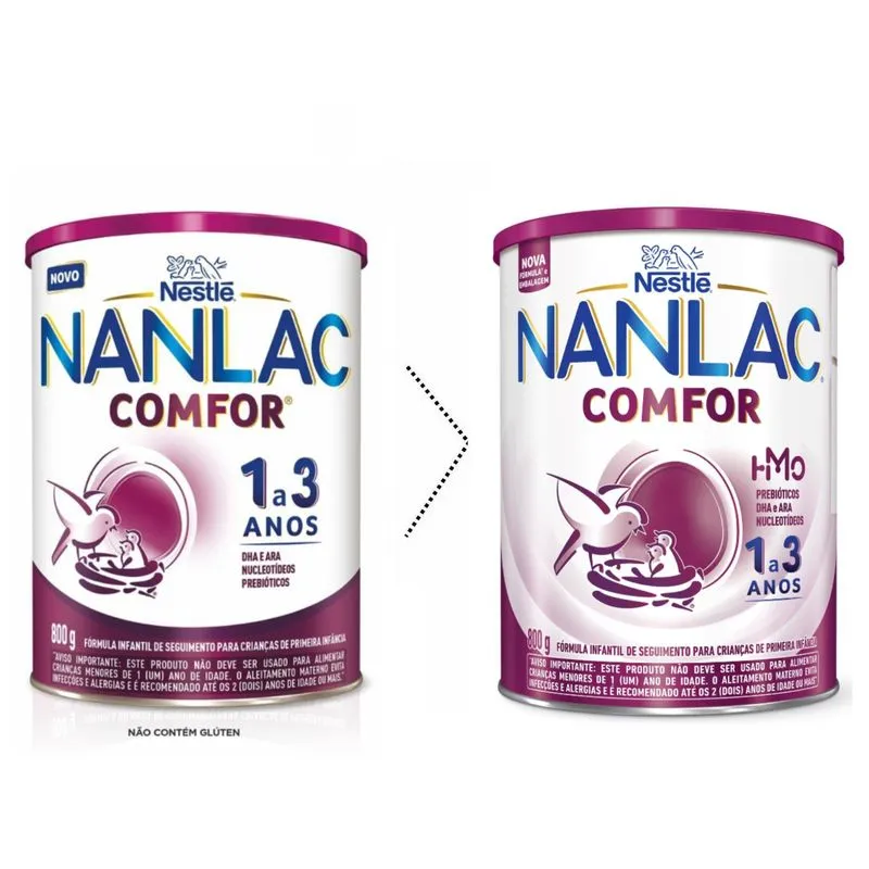 imagem do produto  Leite Nanlac Confort 3 800g