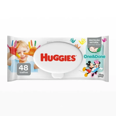 imagem do produto Lenco Umedecido Huggies One Done 48un