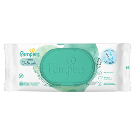 imagem do produto Lenco Umedecido Pampers Hig Comp 48un