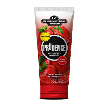 imagem do produto Lubrificante Int Prudence Morango 100g