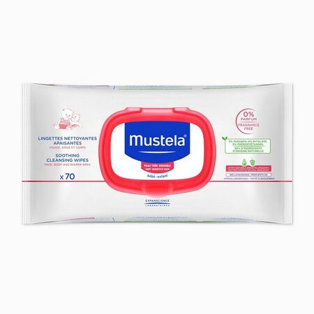 imagem do produto Mustela Lenco Umed Sensivel 70un