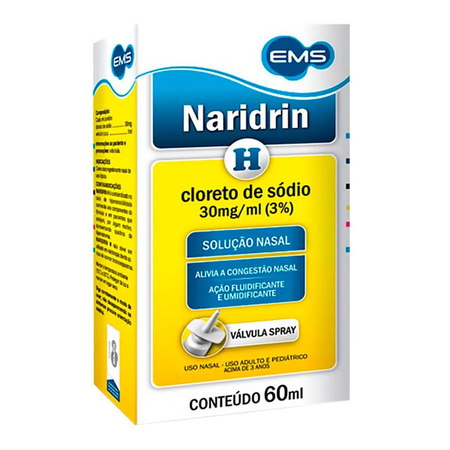 imagem do produto Naridrin H 30mg Solu�ao Nasal Spray Fr 60ml