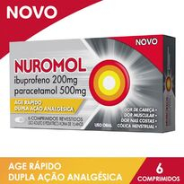 imagem de Nuromol 200+500mg 6 Comprimidos