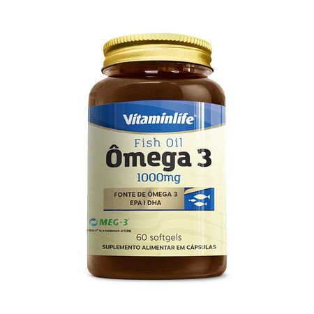 imagem do produto Omega 3 1000mg 60cps Vitaminlife