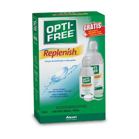 imagem do produto Opti Free Replenish 300+120ml