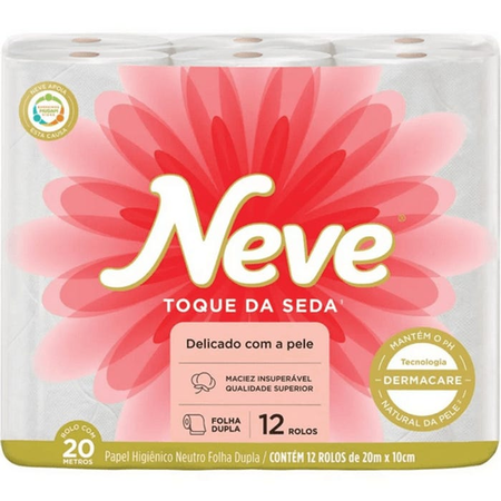 imagem do produto Papel Higienico Neve Mega 12un