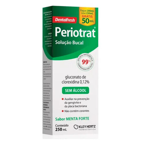 imagem do produto Periotrat Sem Alcool Menta  Forte 250ml