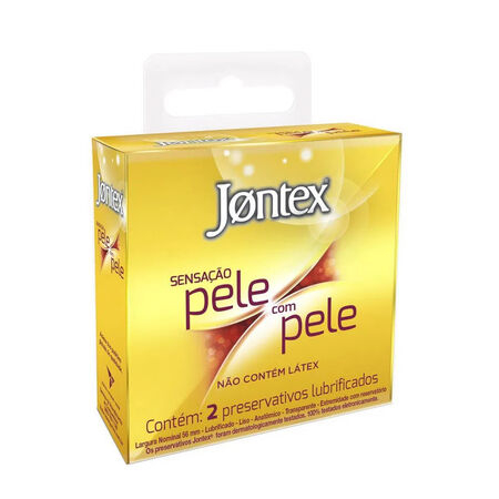 imagem do produto Preservativo Jontex 2 Unidades Sensao Pele Com Pele