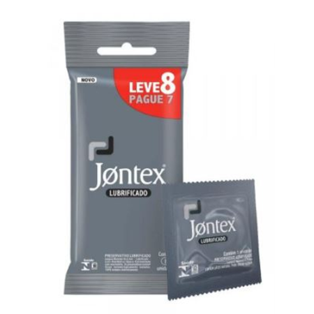 imagem do produto Preservativo Jontex Lubrificado 8 Pg 7un