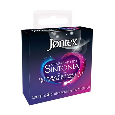 imagem do produto Preservativo Jontex Orgasmo Em Sintonia Com 2 Unidades  Neu