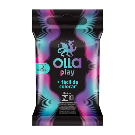 imagem do produto Preservativo Olla 3un Play