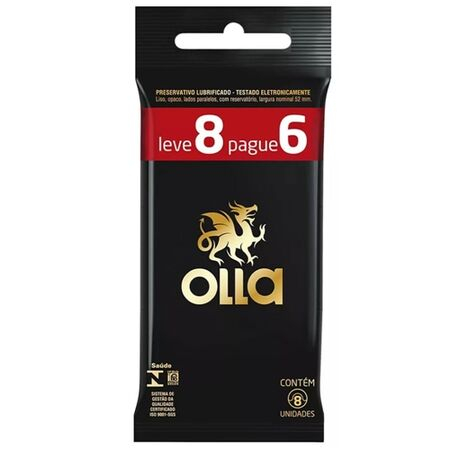 imagem do produto Preservativo Olla Lubrificado Lv8 Pg6