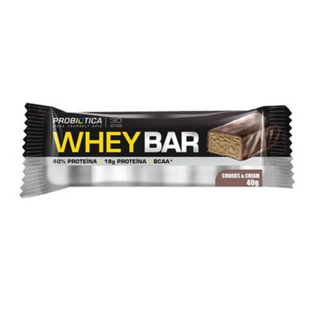 imagem do produto Probiotica Whey Bar Cookie/cream 40g