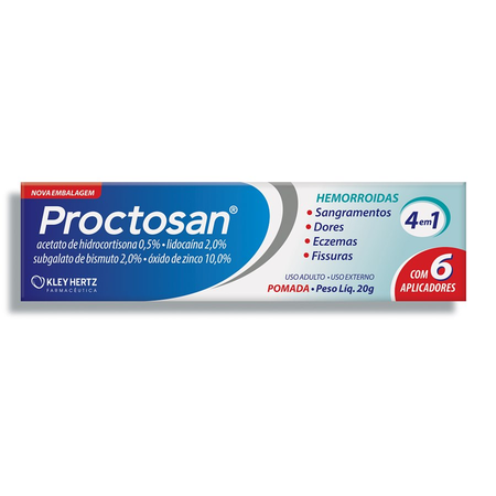 imagem do produto Proctosan 100mg Pom 20g+6 Aplicaes