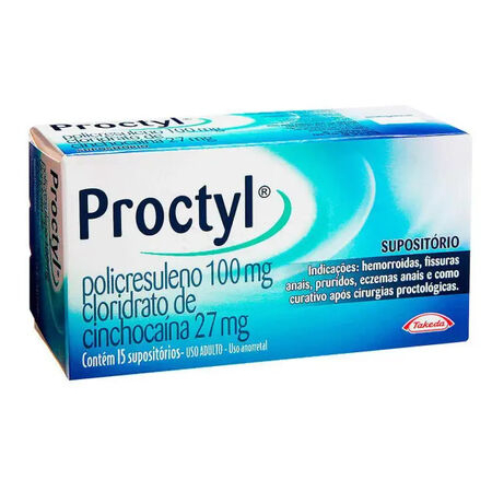 imagem do produto Proctyl 15 Suposit