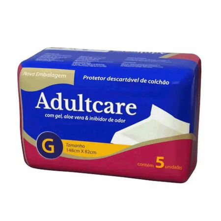 imagem do produto Protetor Colchao Adultcare G 5un