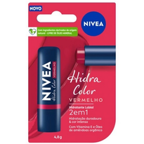 imagem de Protetor Labial Nivea Color Vermelho 4.8g