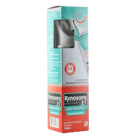 imagem do produto Rinosoro Jet 09% Jato Continuo 100ml