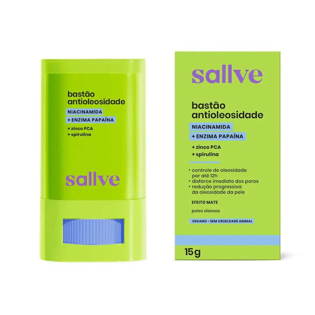 imagem do produto  Sallve Bastao Antioleosidade Facial 15g