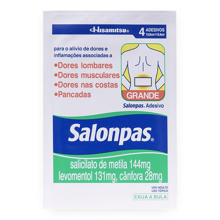 imagem do produto Salonpas Emplastro G 4 Unidades