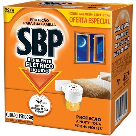 imagem do produto Sbp Aparelho Eletrico Liquido 45noites +rf