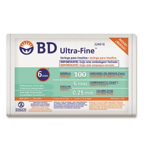 imagem de Seringa Bd U.fine Insul 100 Ui X 6 Mm C/ 10un