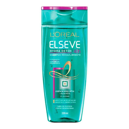 imagem do produto Shampoo Elseve 200ml Hydra Detox Anti Oleos