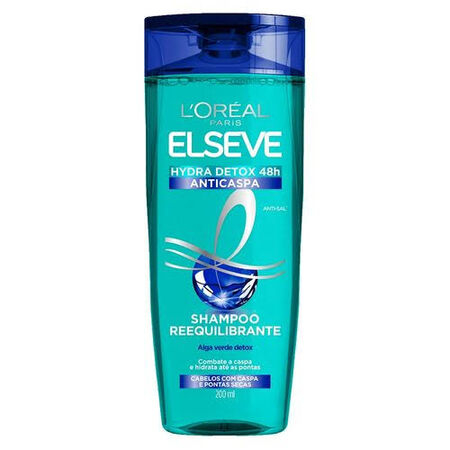 imagem do produto Shampoo Elseve 400ml Hydra Detox Zero Caspa