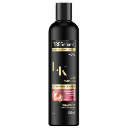 imagem do produto Shampoo Tresemme 400ml Liso Queratina