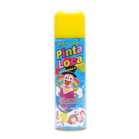 imagem do produto Spray Aspa Color Pinta Loca Decorativa Amarelo 150ml